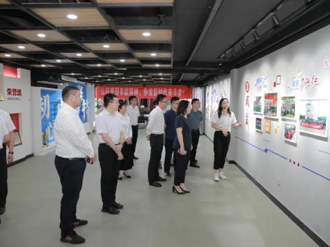 团省委副书记张迎春来tyc86太阳集团集团调研共青团事情