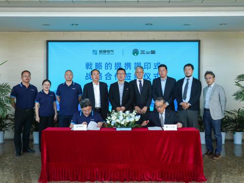 tyc86太阳集团电气与日本三ッ星株式会社正式告竣战略相助